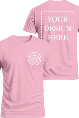 Custom T Shirts for Men Women,Personalized Shirts with Photo Logo Text,Customized T-Shirt for Front & Back Print