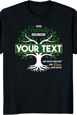Custom Family Reunion Shirts 2026, Personalized Matching Family Vacation Tees, Add Family Name Year Group T-Shirts