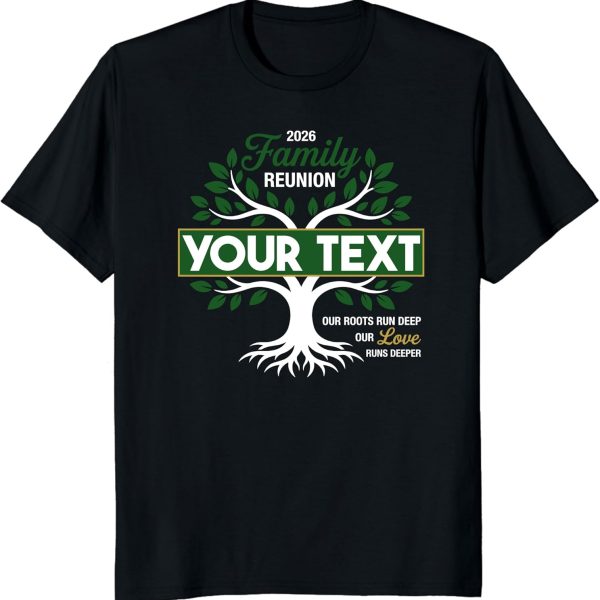 Custom Family Reunion Shirts 2026, Personalized Matching Family Vacation Tees, Add Family Name Year Group T-Shirts