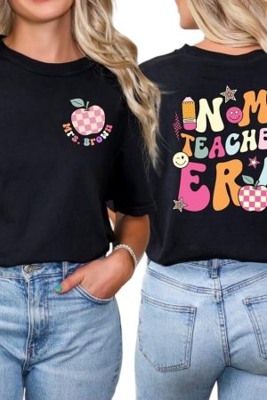Personalized in Shirt | Custom Name T-Shirt for First Grade Teachers | Back to School Gift